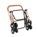 3-in-1 Double Pet Stroller with Detachable Carriers for Dogs & Cats(Khaki)