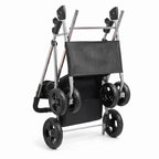 Foldable 4-Wheel Pet Stroller with Detachable Cabin
