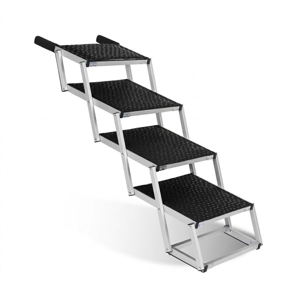 Fully assembled foldable dog stairs for car SUV and truck