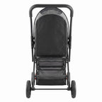 Foldable 4-Wheel Dog & Cat Stroller with Mesh Windows