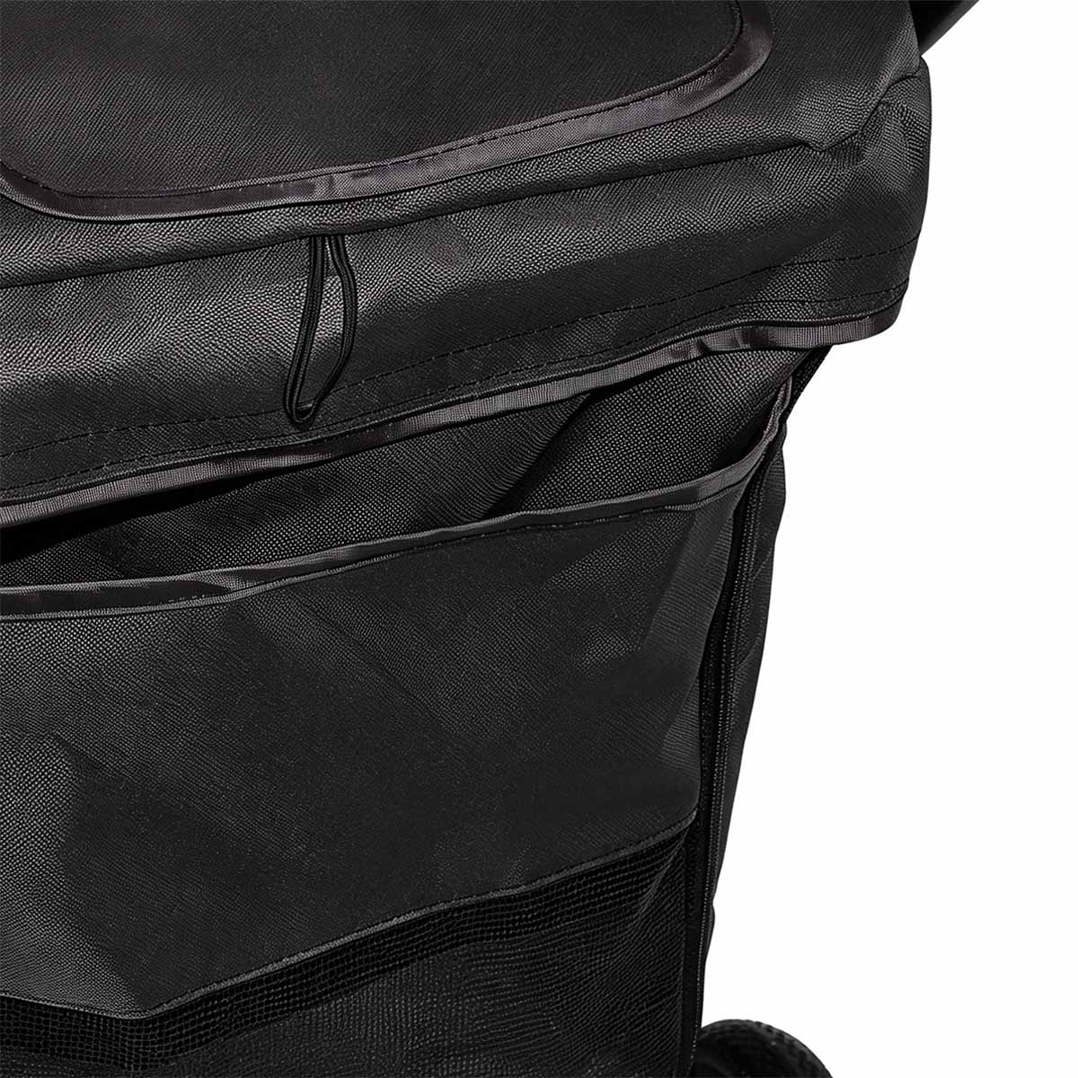 Foldable All-Terrain Pet Stroller for Dogs & Cats up to 33 lbs (Black)