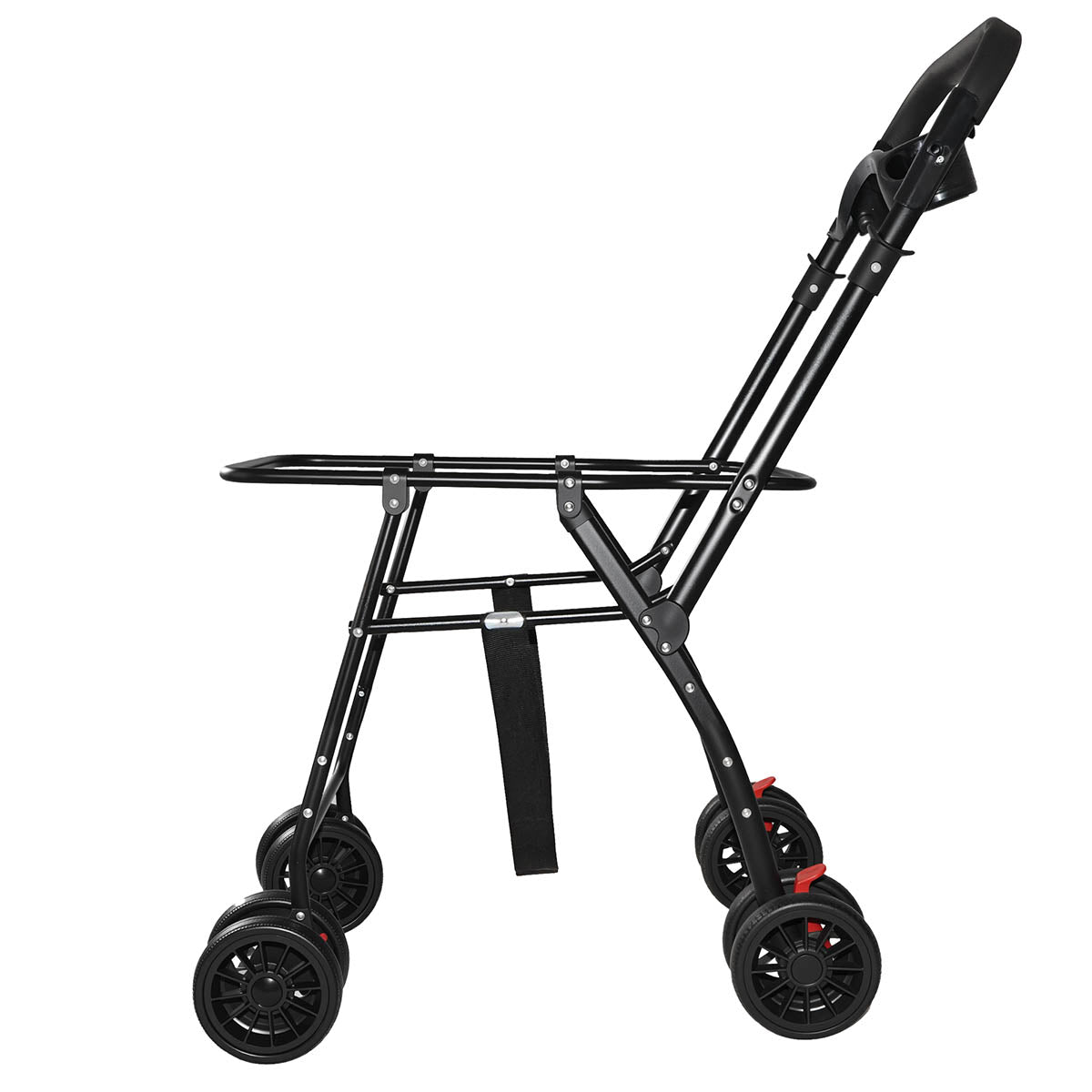 Foldable All-Terrain Pet Stroller for Dogs & Cats up to 33 lbs (Black)