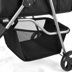 Foldable 3-Wheel Pet Stroller - Up to 35 lbs