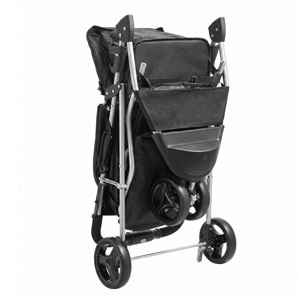 Foldable 3-Wheel Pet Stroller - Up to 35 lbs